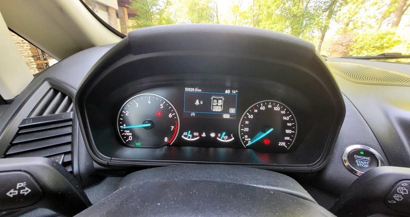 Ford EcoSport cena 66900 przebieg: 50000, rok produkcji 2021 z Zator małe 211